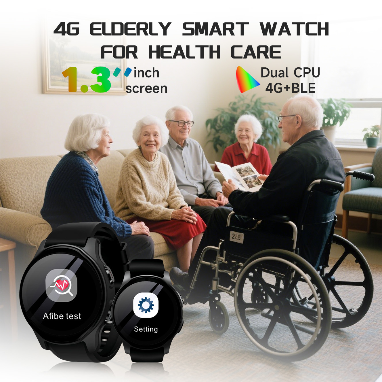 ساعة ذكية جديدة بتقنية GPS و4G - مراجعة Fall Detection Watch وسعره